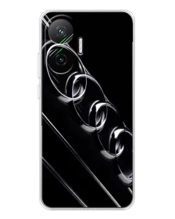 Чехол для Xiaomi POCO F7 с картинкой «Audi — абстрактные кольца»