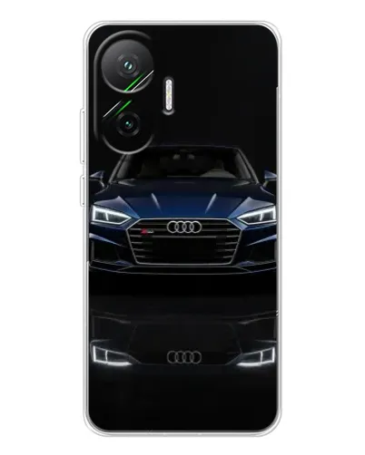 Чехол для Xiaomi POCO F7 с картинкой «Audi — ночное отражение» Чехол для Xiaomi POCO F7 с картинкой «Audi — ночное отражение»