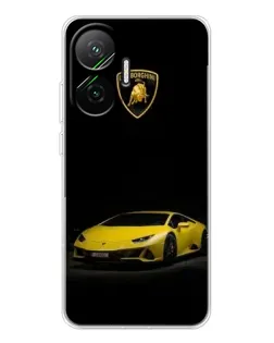Чехол для Xiaomi POCO F7 с картинкой «Lamborghini желтый акцент» Чехол для Xiaomi POCO F7 с картинкой «Lamborghini желтый акцент»