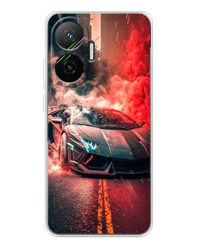 Чохол для Xiaomi POCO F7 з картинкою «Lamborghini червоний дим» Чохол для Xiaomi POCO F7 з картинкою «Lamborghini червоний дим»