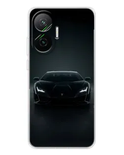 Чехол для Xiaomi POCO F7 с картинкой «Черный Lamborghini Aventador» Чехол для Xiaomi POCO F7 с картинкой «Черный Lamborghini Aventador»