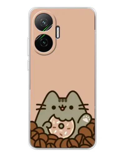 Чохол для Xiaomi POCO F7 з картинкою «Кавовий Пушин» Чохол для Xiaomi POCO F7 з картинкою «Кавовий Пушин»