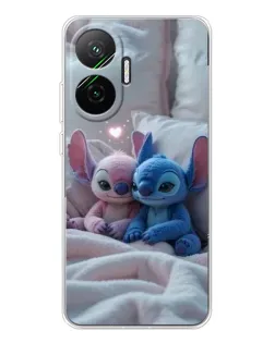 Чохол для Xiaomi POCO F7 з картинкою «Плюшеві Стіч Ангел»