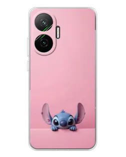 Чохол для Xiaomi POCO F7 з картинкою «Stitch визирає»