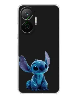 Чохол для Xiaomi POCO F7 з картинкою «Стіч на чорному»