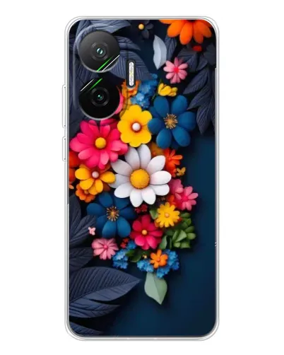 Чехол для Xiaomi POCO F7 с картинкой «Цветочная феерия»