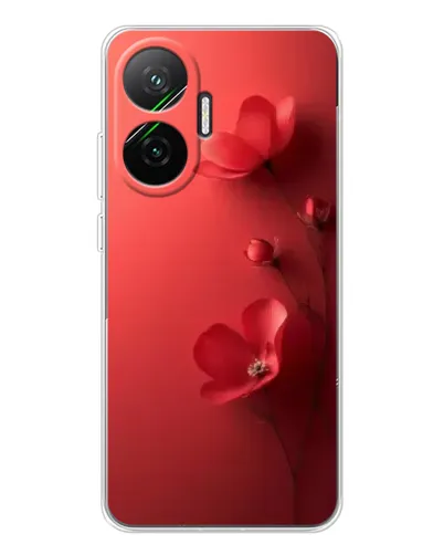 Чехол для Xiaomi POCO F7 с картинкой «Маковые соцветия»