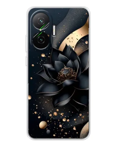 Чехол для Xiaomi POCO F7 с картинкой «Черный лотос»