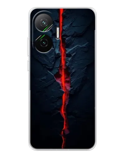 Чехол для Xiaomi POCO F7 с картинкой «Kрасная лавовая трещина» Чехол для Xiaomi POCO F7 с картинкой «Kрасная лавовая трещина»