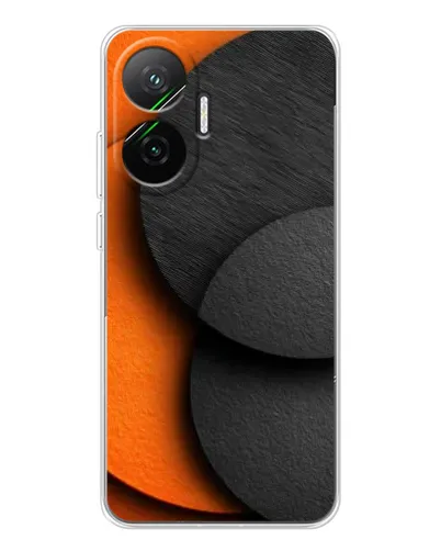 Чехол для Xiaomi POCO F7 с картинкой «Геометрия оранжевых кругов» Чехол для Xiaomi POCO F7 с картинкой «Геометрия оранжевых кругов»