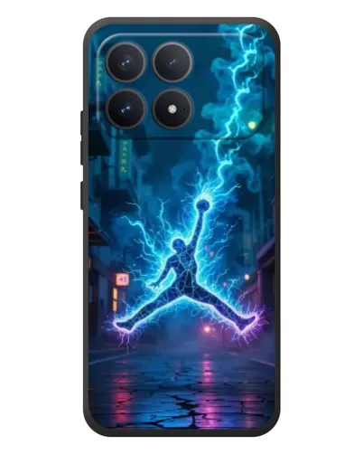 Чехол для Xiaomi Poco F8 Pro с картинкой «Jordan Gold Jumpman»