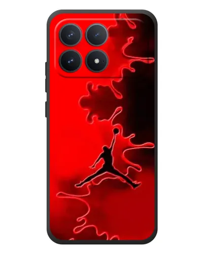 Чехол для Xiaomi Poco F8 Pro с картинкой «Jordan Red Smoke»
