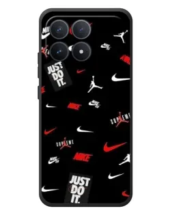 Чехол для Xiaomi Poco F8 Pro с картинкой «Nike Mix Pattern» Чехол для Xiaomi Poco F8 Pro с картинкой «Nike Mix Pattern»