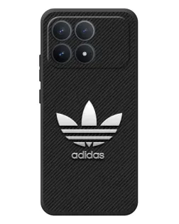Чехол для Xiaomi Poco F8 Pro с картинкой «Adidas Карбоновая текстура»