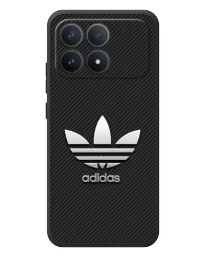 Чехол для Xiaomi Poco F8 Pro с картинкой «Adidas Карбоновая текстура» Чехол для Xiaomi Poco F8 Pro с картинкой «Adidas Карбоновая текстура»