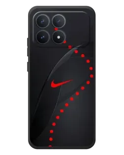 Чехол для Xiaomi Poco F8 Pro с картинкой «Абстрактный дизайн Nike»