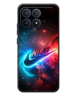 Чехол для Xiaomi Poco F8 Pro с картинкой «Огненный логотип Nike»