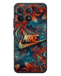 Чехол для Xiaomi Poco F8 Pro с картинкой «Nike в абстракции»