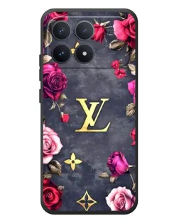 Чехол для Xiaomi Poco F8 Pro с картинкой «Цветочный Louis Vuitton»
