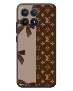 Чехол для Xiaomi Poco F8 Pro с картинкой «Louis Vuitton — банты»