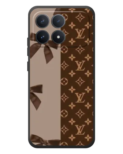 Чехол для Xiaomi Poco F8 Pro с картинкой «Louis Vuitton — банты»