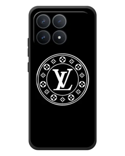 Чехол для Xiaomi Poco F8 Pro с картинкой «LV — печать стиля»
