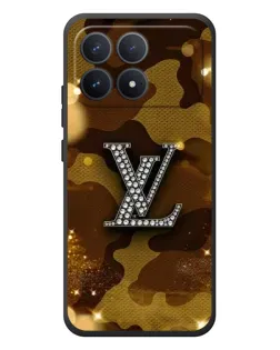 Чехол для Xiaomi Poco F8 Pro с картинкой «Камуфляжный Louis Vuitton»