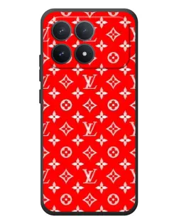 Чехол для Xiaomi Poco F8 Pro с картинкой «Яркий паттерн LV»