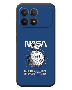 Чехол для Xiaomi Poco F8 Pro с картинкой «NASA — лунная миссия»