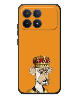 Чехол для Xiaomi Poco F8 Pro с картинкой «Золотая обезьяна Bored Ape»