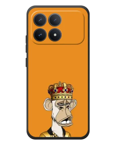 Чехол для Xiaomi Poco F8 Pro с картинкой «Золотая обезьяна Bored Ape» Чехол для Xiaomi Poco F8 Pro с картинкой «Золотая обезьяна Bored Ape»