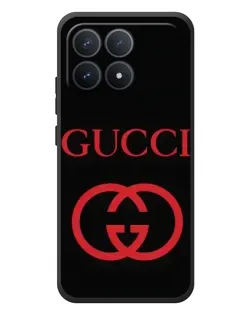 Чехол для Xiaomi Poco F8 Pro с картинкой «Gucci — красный логотип» Чехол для Xiaomi Poco F8 Pro с картинкой «Gucci — красный логотип»