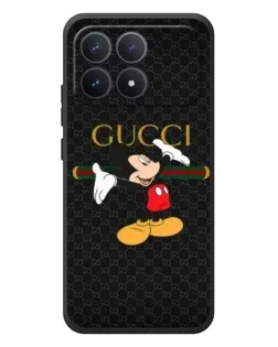 Чехол для Xiaomi Poco F8 Pro с картинкой «Микки Маус Gucci» Чехол для Xiaomi Poco F8 Pro с картинкой «Микки Маус Gucci»