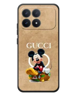 Чехол для Xiaomi Poco F8 Pro с картинкой «Микки Маус Gucci — крафт» Чехол для Xiaomi Poco F8 Pro с картинкой «Микки Маус Gucci — крафт»