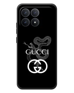 Чехол для Xiaomi Poco F8 Pro с картинкой «Gucci — серебряная змея» Чехол для Xiaomi Poco F8 Pro с картинкой «Gucci — серебряная змея»