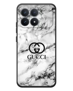 Чехол для Xiaomi Poco F8 Pro с картинкой «Gucci — мраморный шик» Чехол для Xiaomi Poco F8 Pro с картинкой «Gucci — мраморный шик»