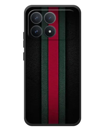 Чехол для Xiaomi Poco F8 Pro с картинкой «Gucci — неоновая линия»