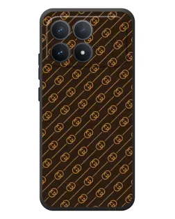 Чехол для Xiaomi Poco F8 Pro с картинкой «Gucci — золотые диагонали» Чехол для Xiaomi Poco F8 Pro с картинкой «Gucci — золотые диагонали»