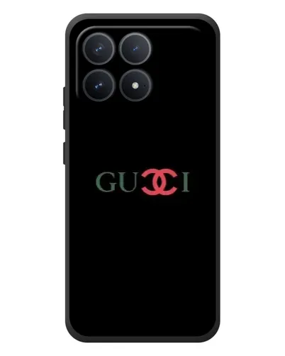 Чехол для Xiaomi Poco F8 Pro с картинкой «Gucci — красный градиент»