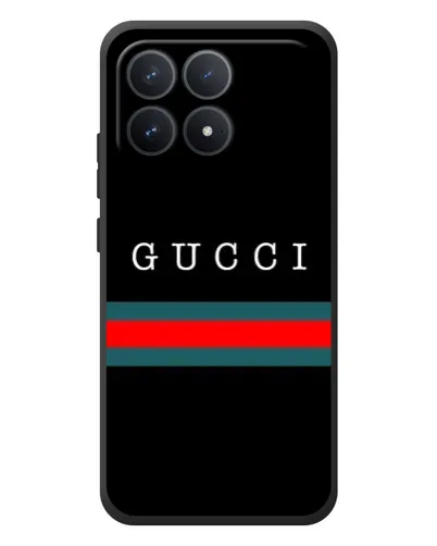 Чехол для Xiaomi Poco F8 Pro с картинкой «Gucci — красный пояс»