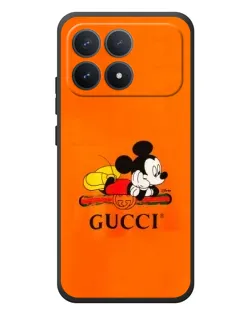 Чехол для Xiaomi Poco F8 Pro с картинкой «Микки Маус Gucci — оранж» Чехол для Xiaomi Poco F8 Pro с картинкой «Микки Маус Gucci — оранж»