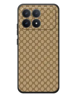 Чехол для Xiaomi Poco F8 Pro с картинкой «Gucci — классический беж» Чехол для Xiaomi Poco F8 Pro с картинкой «Gucci — классический беж»