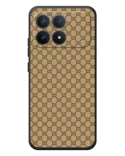 Чехол для Xiaomi Poco F8 Pro с картинкой «Gucci — классический беж» Чехол для Xiaomi Poco F8 Pro с картинкой «Gucci — классический беж»