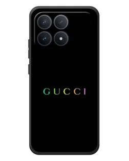 Чехол для Xiaomi Poco F8 Pro с картинкой «Gucci — неоновый минимализм» Чехол для Xiaomi Poco F8 Pro с картинкой «Gucci — неоновый минимализм»