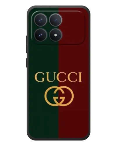 Чехол для Xiaomi Poco F8 Pro с картинкой «Gucci — темно-зеленый градиент» Чехол для Xiaomi Poco F8 Pro с картинкой «Gucci — темно-зеленый градиент»