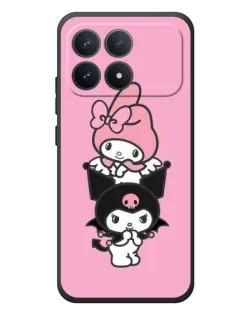 Чохол для Xiaomi Poco F8 Pro з картинкою «My Melody та Kuromi» Чохол для Xiaomi Poco F8 Pro з картинкою «My Melody та Kuromi»