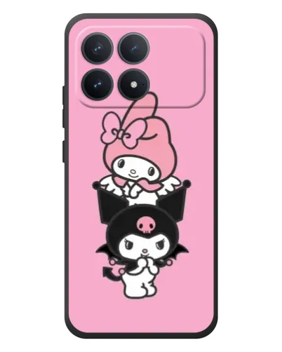 Чохол для Xiaomi Poco F8 Pro з картинкою «My Melody та Kuromi»