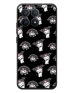 Чохол для Xiaomi Poco F8 Pro з картинкою «Чорний паттерн Kuromi» Чохол для Xiaomi Poco F8 Pro з картинкою «Чорний паттерн Kuromi»