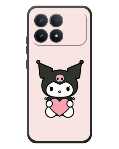 Чохол для Xiaomi Poco F8 Pro з картинкою «Kuromi та серце»