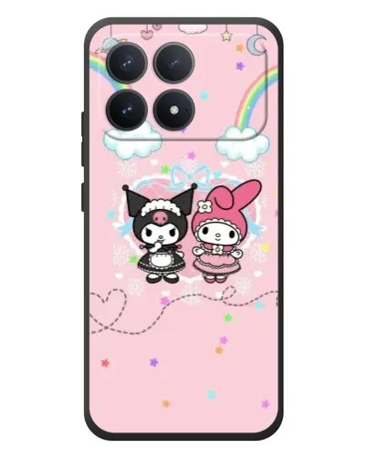 Чохол для Xiaomi Poco F8 Pro з картинкою «My Melody та Kuromi»